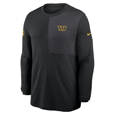 Washington Commanders Sideline Coach Men's Nike Dri-FIT NFL Long-Sleeve Top