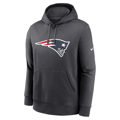 New England Patriots Club Logo Men's Nike NFL Pullover Hoodie