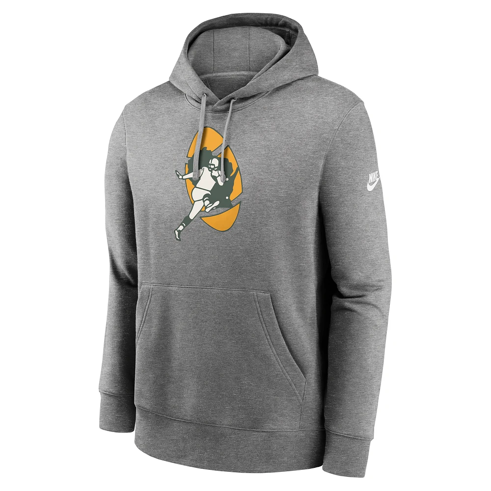 Green Bay Packers Rewind Club Logo Men’s Nike NFL Pullover Hoodie