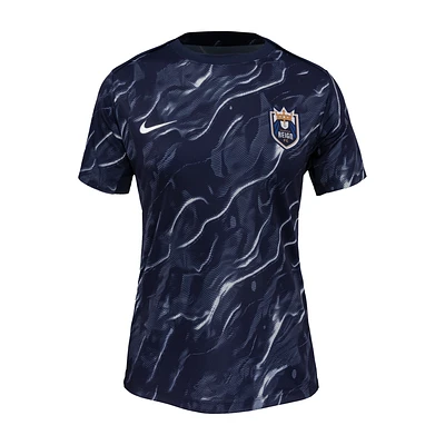 Seattle Reign 2025 Women's Nike NWSL Short-Sleeve Pre-Match Top