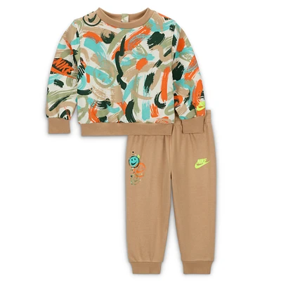 Nike Sportswear "Express Yourself" Baby (12-24M) 2-Piece Crew Set