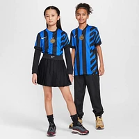 Inter Milan 2024/25 Stadium Home Big Kids' Nike Dri-FIT Soccer Replica Jersey