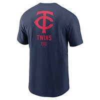 Minnesota Twins Large Logo Back Stack Men's Nike MLB T-Shirt