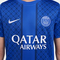 Paris Saint-Germain Academy Pro Home Big Kids' Nike Dri-FIT Soccer Pre-Match Short-Sleeve Top