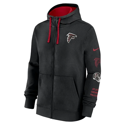 Atlanta Falcons Club Men's Nike NFL Full-Zip Hoodie