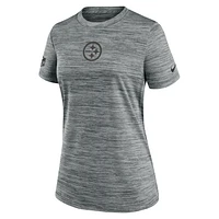 Pittsburgh Steelers Sideline Team Issue Velocity Women's Nike Dri-FIT NFL T-Shirt