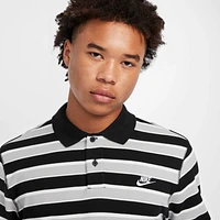 Nike Club Men's Long-Sleeve Striped Polo