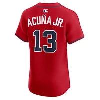 Ronald Acuña Jr. Atlanta Braves Men's Nike Dri-FIT ADV MLB Elite Jersey