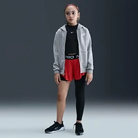 Nike Pro Big Kids' (Girls') Mid-Rise Single-Leg Leggings