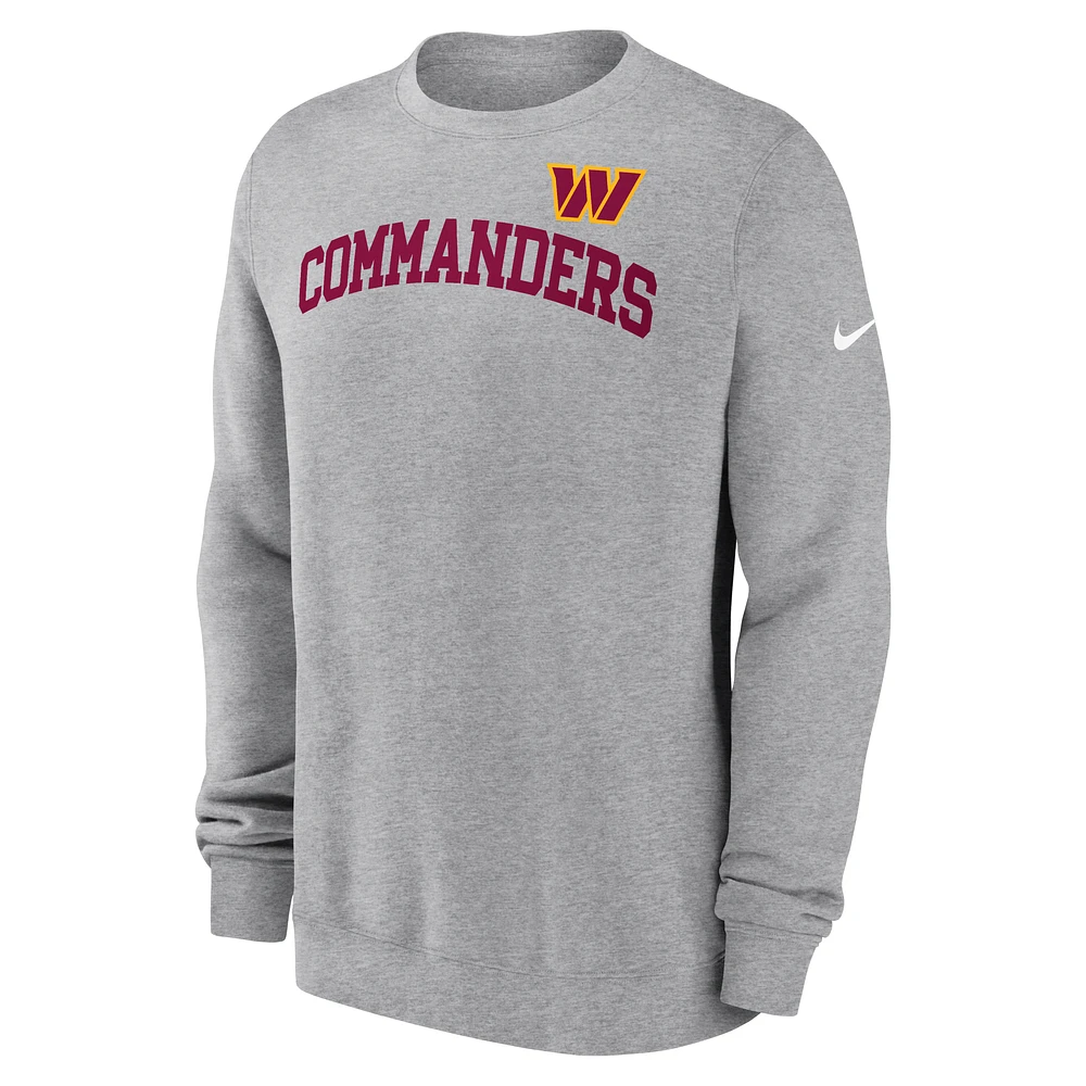 Washington Commanders Club Men's Nike NFL Pullover Crew