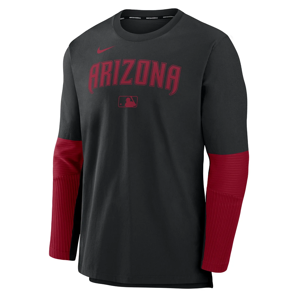 Arizona Diamondbacks Authentic Collection Player Men's Nike Dri-FIT MLB Pullover Sweatshirt