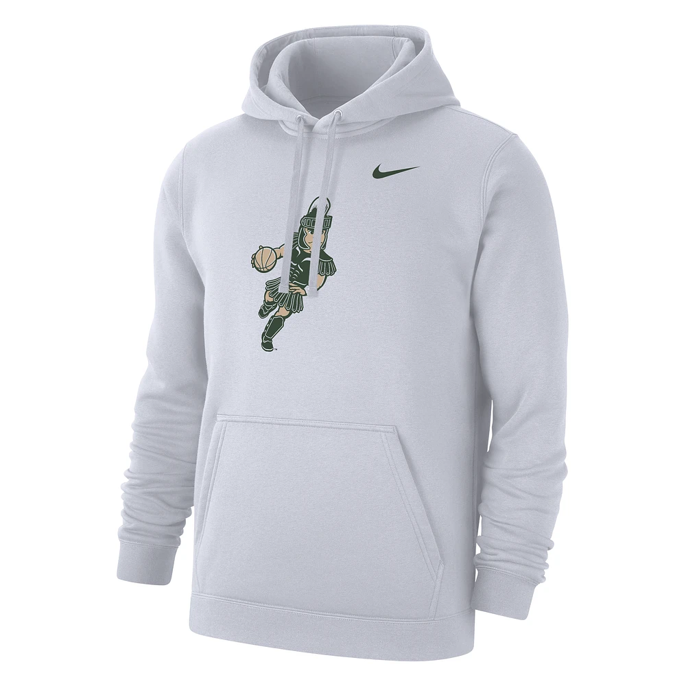 Michigan State Club Fleece Men's Nike College Pullover Hoodie