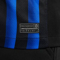 Inter Milan 2025/26 Stadium Home Big Kids' Nike Dri-FIT Soccer Replica Jersey