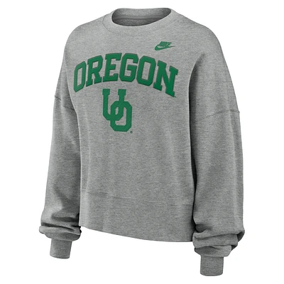 Oregon Legacy Classic Arch Women's Nike College Pullover Crew