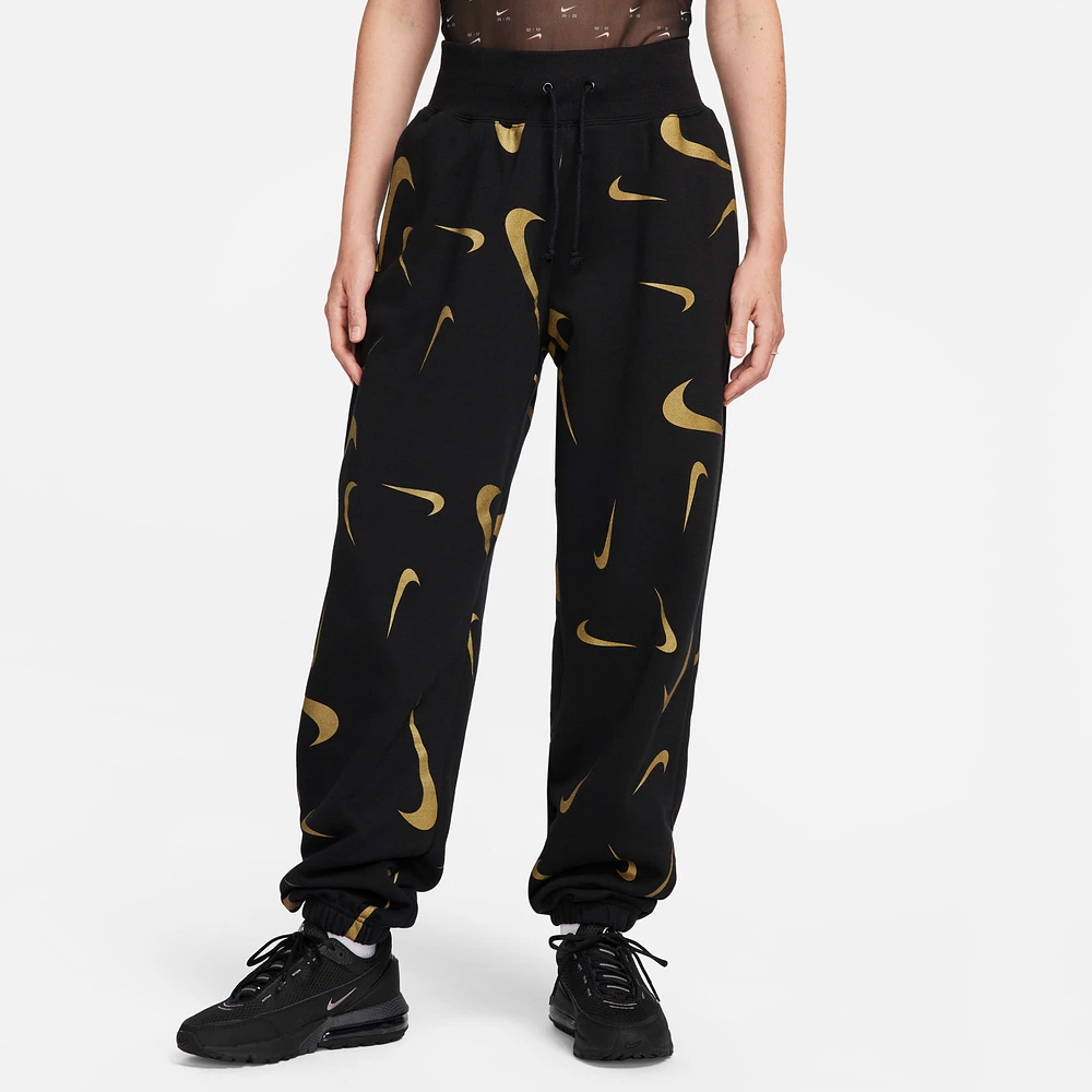 Nike Sportswear Women's High-Waisted Fleece Printed Joggers