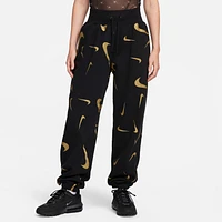 Nike Sportswear Women's High-Waisted Fleece Printed Joggers