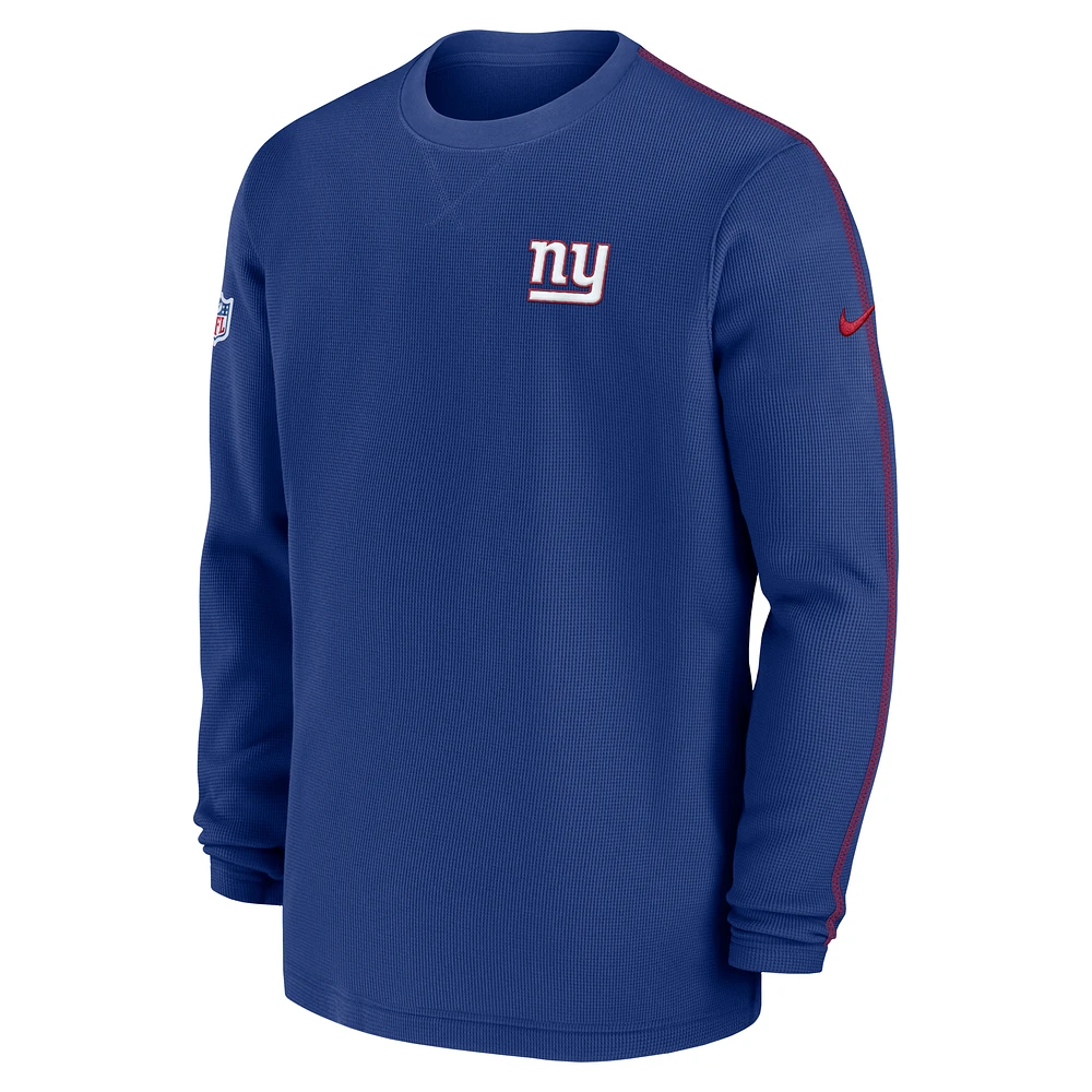 New York Giants Sideline Coach Men’s Nike NFL Long-Sleeve Top