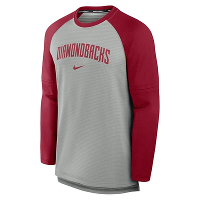 Arizona Diamondbacks Authentic Collection Game Time Men's Nike Breathe MLB Long-Sleeve T-Shirt