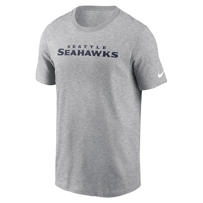 Seattle Seahawks Primetime Wordmark Essential Men's Nike NFL T-Shirt