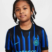 Inter Milan 2025/26 Stadium Home Big Kids' Nike Dri-FIT Soccer Replica Jersey