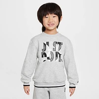 Nike Sportswear "Outside the Lines" Toddler French Terry Crew Top