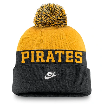 Pittsburgh Pirates Rewind Peak Men's Nike MLB Cuffed Pom Beanie