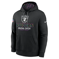 Las Vegas Raiders Crucial Catch Club Men's Nike NFL Pullover Hoodie