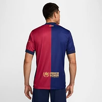 FC Barcelona 2024/25 Stadium Home Men's Nike Dri-FIT Soccer Replica Jersey