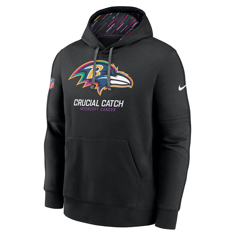 Baltimore Ravens Crucial Catch Club Men's Nike NFL Pullover Hoodie