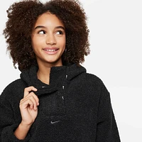 Nike High-Pile Fleece Big Kids' (Girls') Therma-FIT Training Jacket