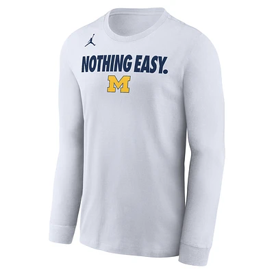 Michigan Men's Jordan College Long-Sleeve T-Shirt