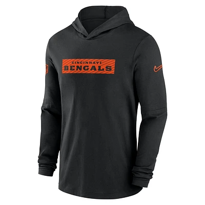 Cincinnati Bengals Sideline Men's Nike Dri-FIT NFL Long-Sleeve Hooded Top