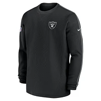 Las Vegas Raiders Sideline Coach Men’s Nike NFL Long-Sleeve Top