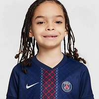 Paris Saint-Germain 2025/26 Stadium Home Little Kids' Nike Soccer Replica 3-Piece Kit