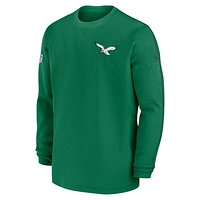 Philadelphia Eagles Logo Coach Men’s Nike NFL Long-Sleeve Top