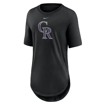 Colorado Rockies Mascot Outline Weekend Women's Nike MLB T-Shirt