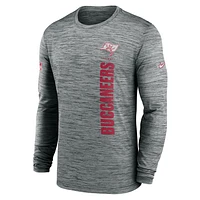 Tampa Bay Buccaneers Sideline Velocity Men's Nike Dri-FIT NFL Long-Sleeve T-Shirt