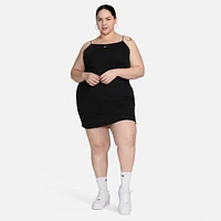 Nike Sportswear Chill Knit Women's Tight Mini-Rib Cami Dress (Plus Size)