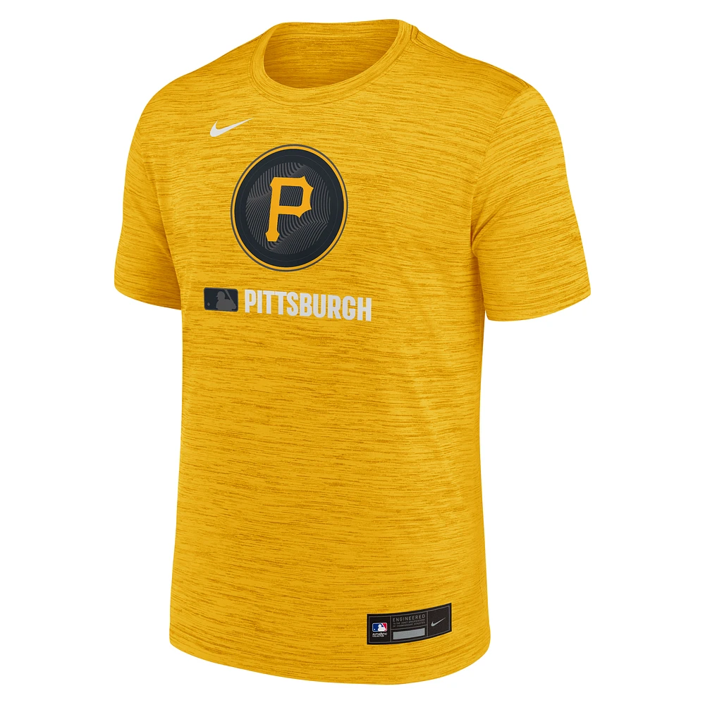 Pittsburgh Pirates Authentic Collection City Connect Velocity Men's Nike Dri-FIT MLB T-Shirt