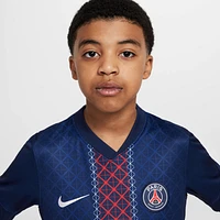 Paris Saint-Germain 2025/26 Stadium Home Big Kids' Nike Dri-FIT Soccer Replica Jersey
