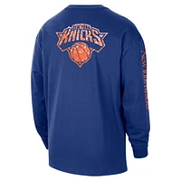 New York Knicks Courtside Men's Nike NBA Long-Sleeve Max90 T-Shirt