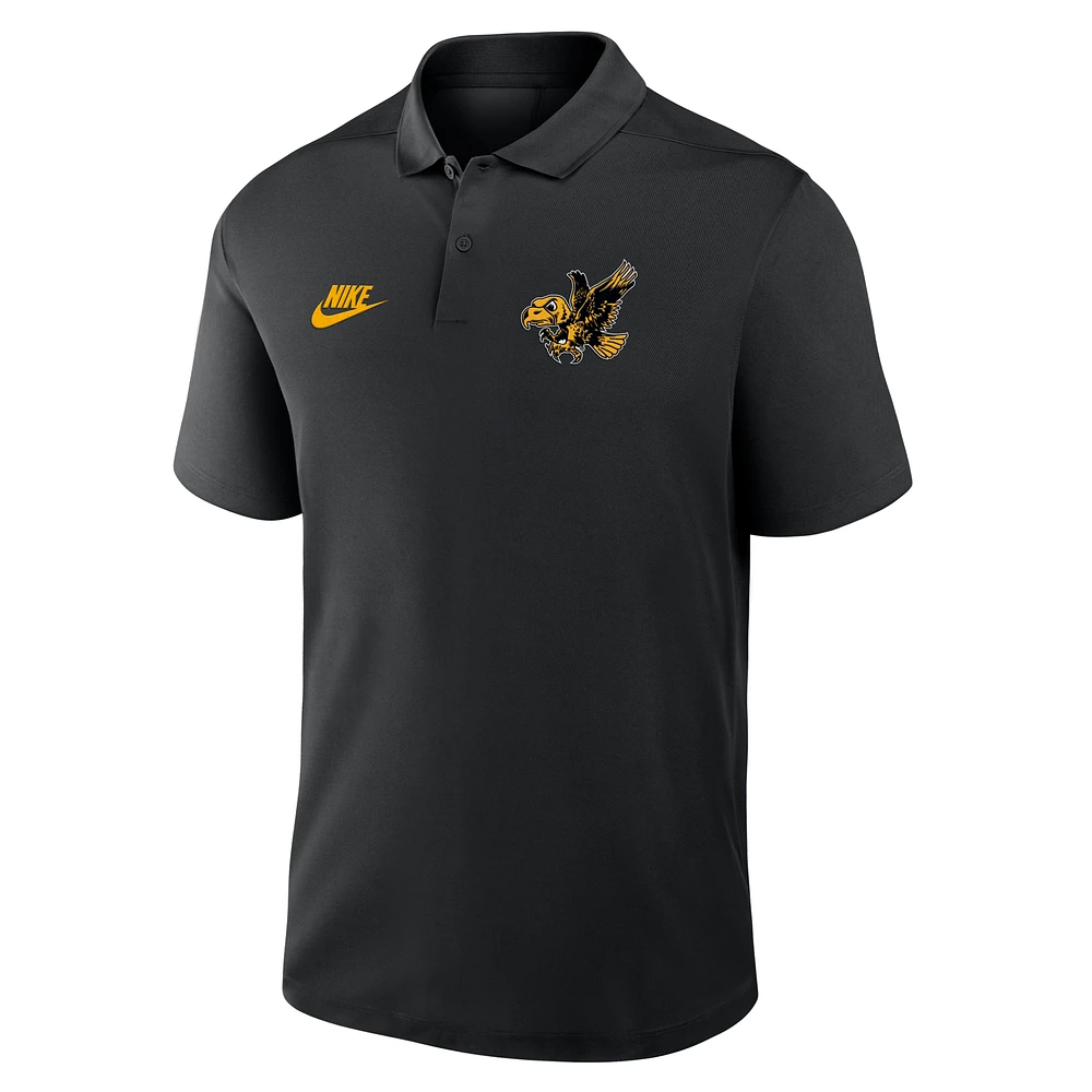 Iowa Hawkeyes Primetime Victory Legacy Vault Logo Men's Nike Dri-FIT College Polo