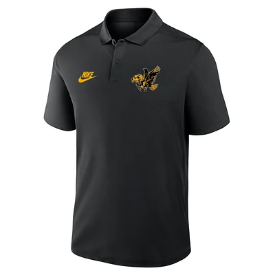 Iowa Hawkeyes Primetime Victory Legacy Vault Logo Men's Nike Dri-FIT College Polo