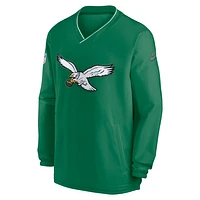 Philadelphia Eagles Logo Men's Nike NFL Long-Sleeve Windshirt