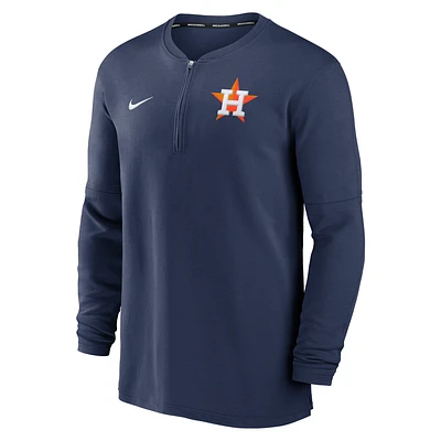 Houston Astros Authentic Collection Game Time Men's Nike Dri-FIT MLB 1/2-Zip Long-Sleeve Top