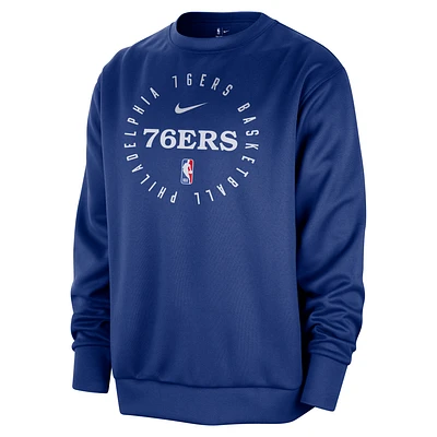 Philadelphia 76ers Spotlight Men's Nike Dri-FIT NBA Crew-Neck Sweatshirt