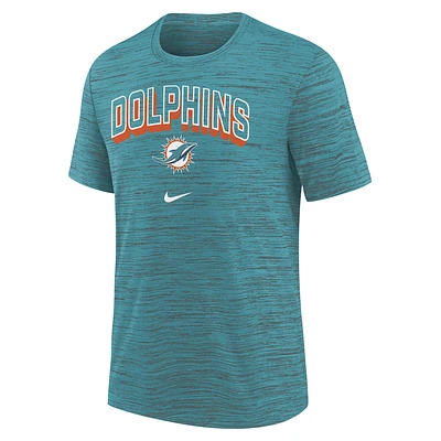 Miami Dolphins Sideline Velocity Big Kids’ Nike Dri-FIT NFL T-Shirt