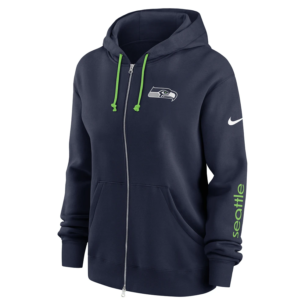 Seattle Seahawks Phoenix Women's Nike NFL Full-Zip Hoodie