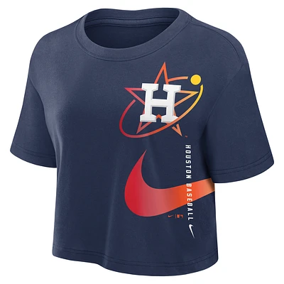 Houston Astros City Connect Women's Nike Dri-FIT MLB Cropped T-Shirt