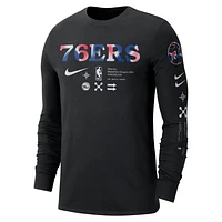 Philadelphia 76ers Men's Nike NBA Long-Sleeve T-Shirt